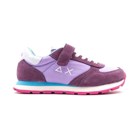 Sneakers Bambino Lilla SUN68 Pelle