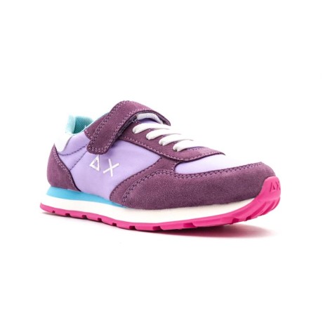 Sneakers Bambino Lilla SUN68 Pelle