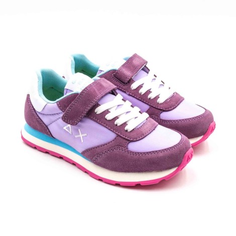 Sneakers Bambino Lilla SUN68 Pelle