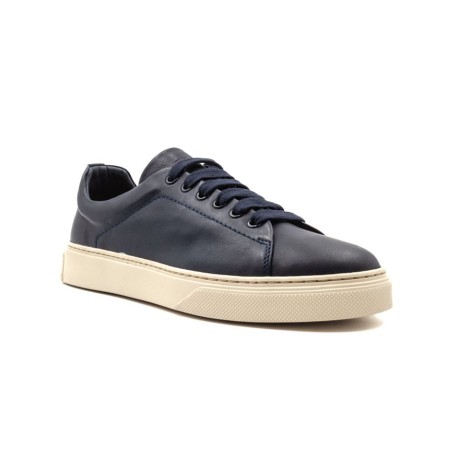 Sneakers Uomo Blu FRAU Pelle