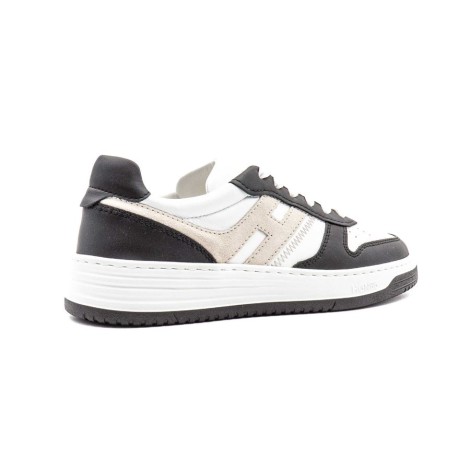 Sneakers Uomo BIANCO+NERO+ROSSO HOGAN     Pelle