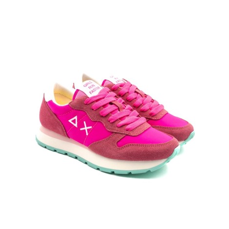 Sneakers Donna Fuxia SUN68 Pelle