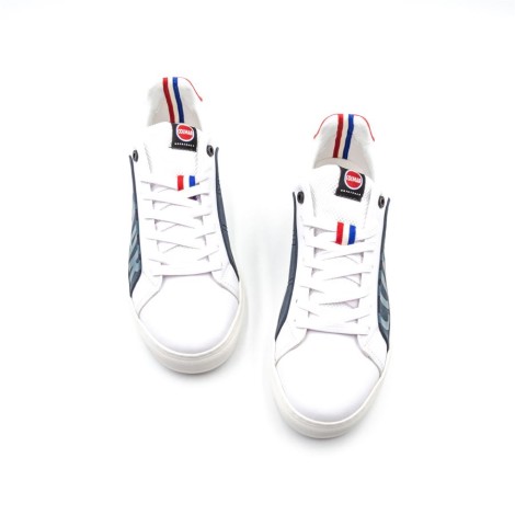 Sneakers Uomo NAVY-WHITE-RED COLMAR Pelle