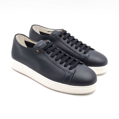 Sneakers Uomo Blue SANTONI Pelle