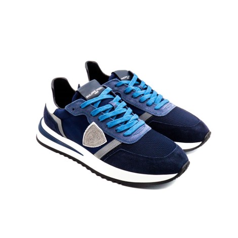 Sneakers Uomo Bleu PHILIPPE MODEL Pelle