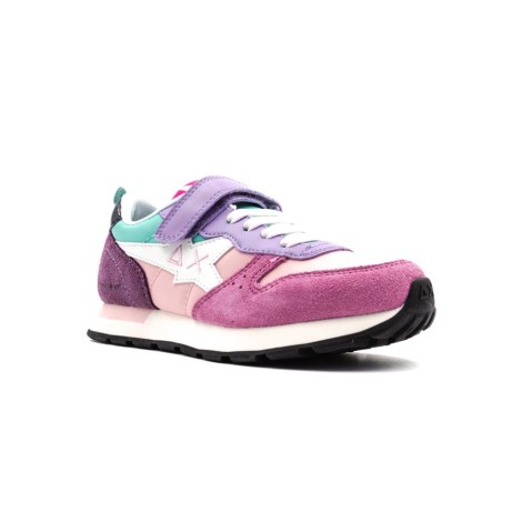 Sneakers Bambino ROSA/CICLAMINO SUN68 Pelle