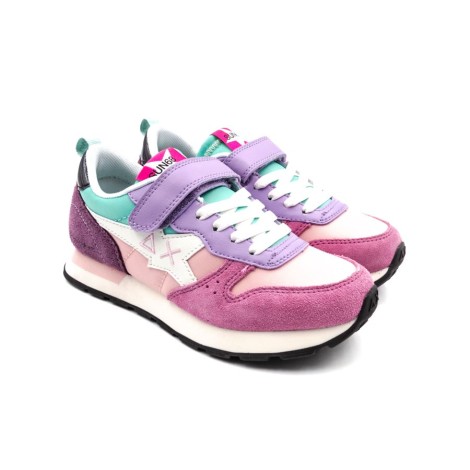 Sneakers Bambino ROSA/CICLAMINO SUN68 Pelle