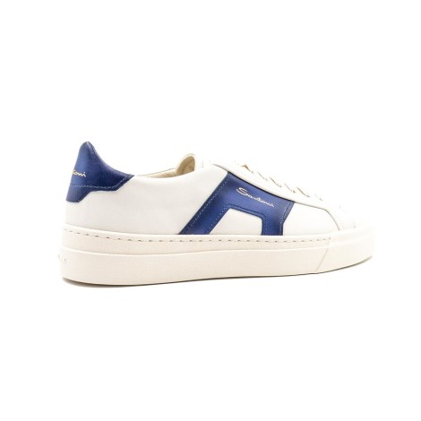 Sneakers Uomo White SANTONI Pelle