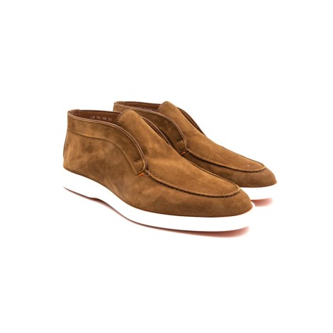 Scarpa Uomo Brown SANTONI Pelle