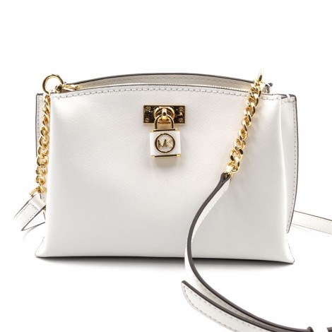 Borsa Donna Optic white MICHAEL KORS Pelle