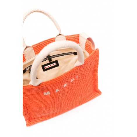 MARNI Borsa Tote in rafia