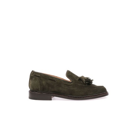 Mocassini in suede elton con nappine