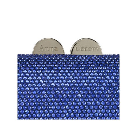 Clutch con cristalli con cetenella a scomparsa