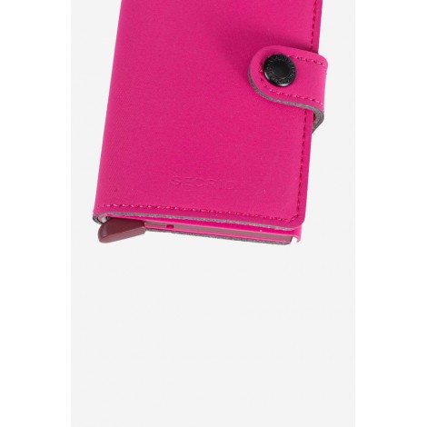 SECRID Porta carte Miniwallet Yard Fuchsia