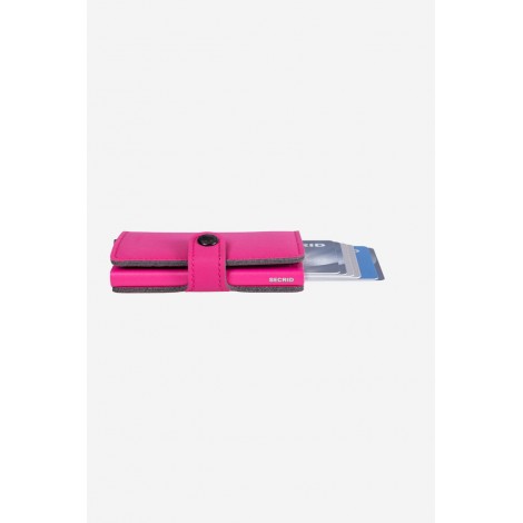 SECRID Porta carte Miniwallet Yard Fuchsia