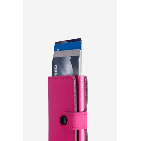 SECRID Porta carte Miniwallet Yard Fuchsia