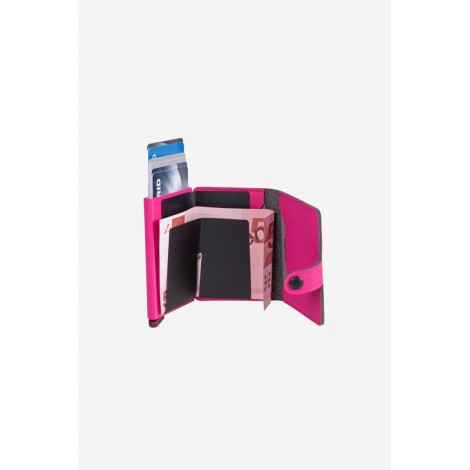 SECRID Porta carte Miniwallet Yard Fuchsia