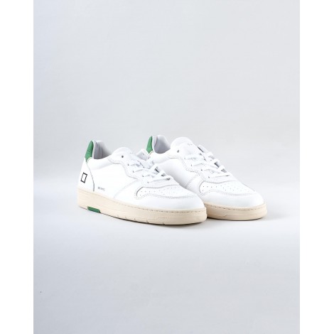 DATE Sneakers Court Mono White Green D.A.T.E.