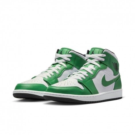 Jordan 1 Mid Lucky Green