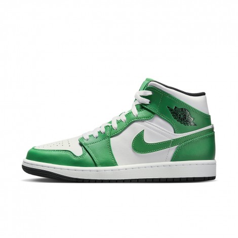 Jordan 1 Mid Lucky Green