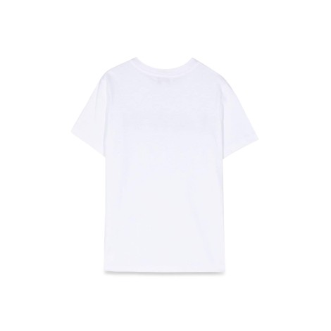 lanvin two-tone mc logo t-shirt