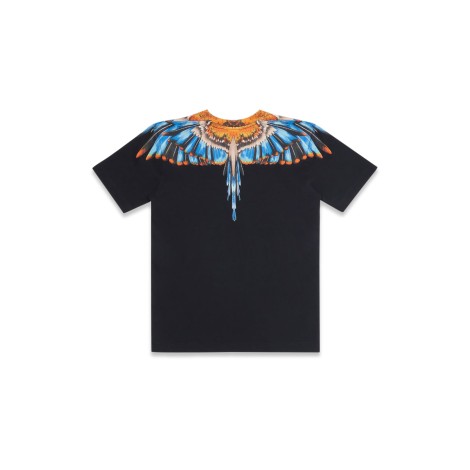 marcelo burlon county of milan t-shirt girocollo con stampa