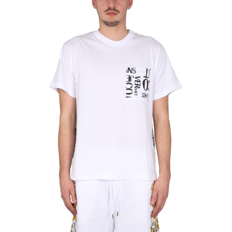 versace jeans couture t-shirt with logo