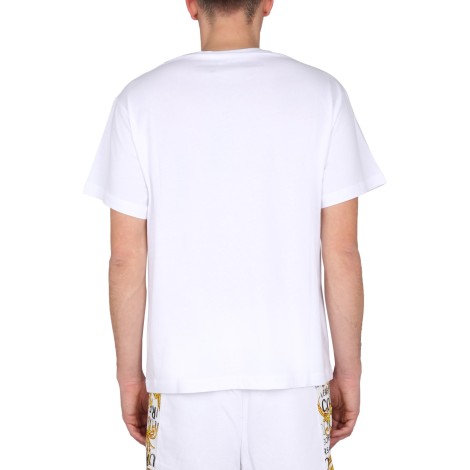 versace jeans couture square logo t-shirt