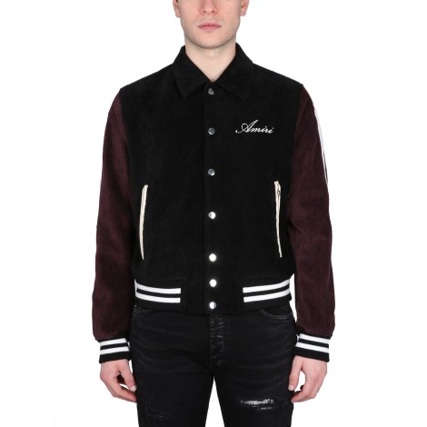 amiri bones varsity jacket