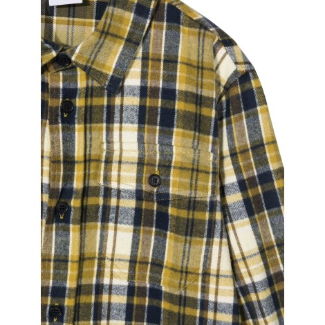 aspesi m/l plaid shirt