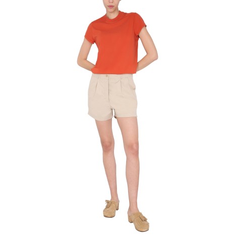 aspesi cotton shorts