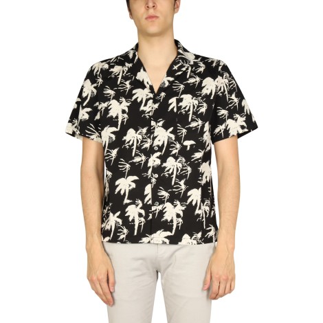 department five hawaiian logo print shirt 