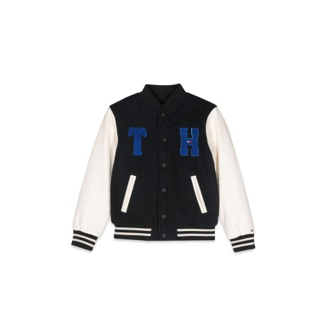 tommy hilfiger reversible varsity bomber jacket