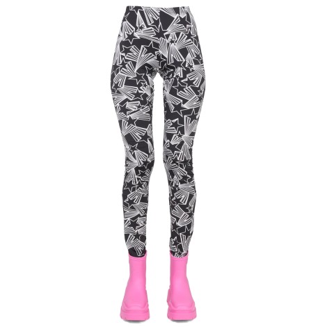 msgm leggings with print