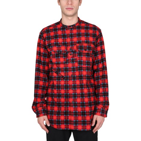 engineered garments shirt with tartan pattern