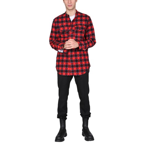 engineered garments shirt with tartan pattern