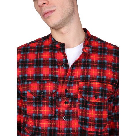 engineered garments shirt with tartan pattern