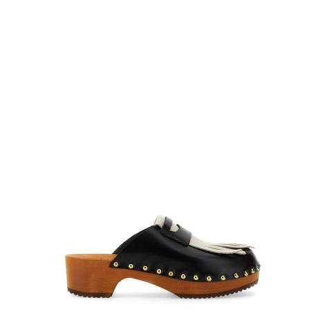 jejia leather clogs