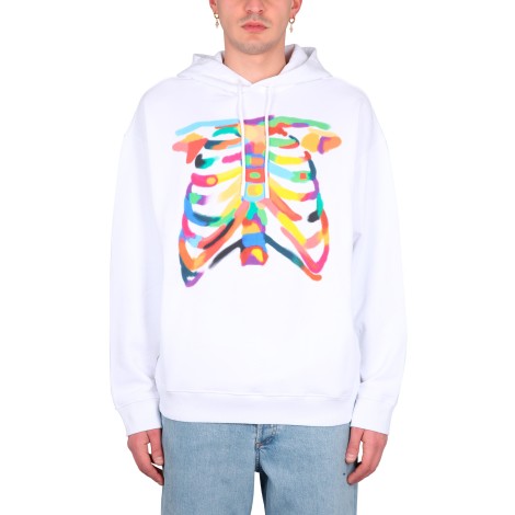 marcelo burlon county of milan rib cage sweatshirt