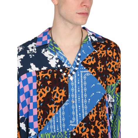 marcelo burlon county of milan hawaii mix & match shirt