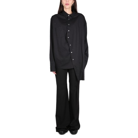 ann demeulemeester asymmetrical shirt