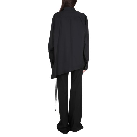 ann demeulemeester asymmetrical shirt