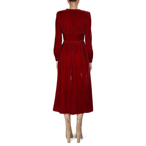 boutique moschino panné velvet dress