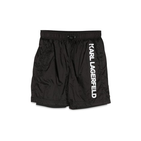 karl lagerfeld bermuda shorts side logo