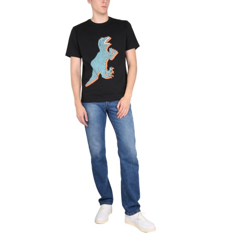 ps by paul smith dino print t-shirt