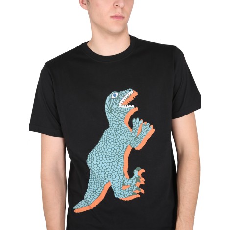 ps by paul smith dino print t-shirt