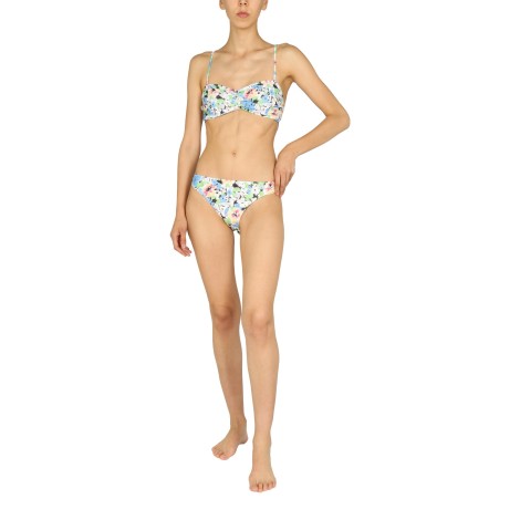 ganni floral pattern bikini briefs 