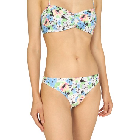 ganni floral pattern bikini briefs 