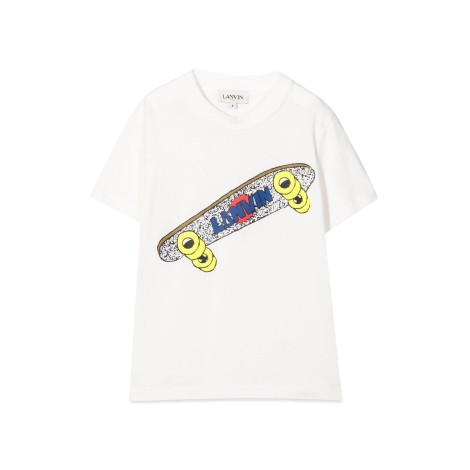 lanvin t-shirt stampa skateboard