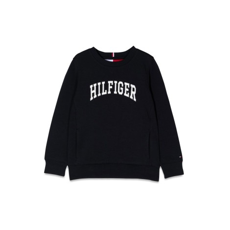 tommy hilfiger varsity crewneck sweatshirt